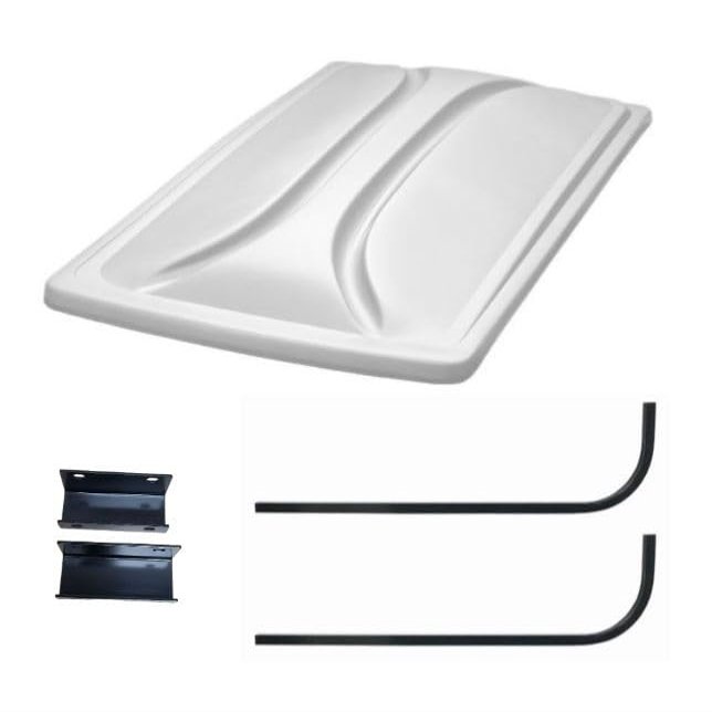 3G 80" White Extended Roof Kit for Yamaha G29/Drive & Drive II Golf Carts 2007+