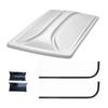 3G 80" White Extended Roof Kit for Yamaha G29/Drive & Drive II Golf Carts 2007+ view 1
