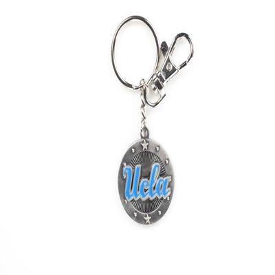 Aminco NCAA UCLA Bruins Unisex Impact Keychain, Silver, 2-inches