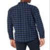 Amazon Essentials Men's Long-Sleeve Flannel Shirt, Black Blue Buffalo Plaid, Small view 3