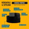 Wazoo Cache Belt - More Than A Money Belt, Adjustable & Anti-Theft Hidden Money for Travel, EDC Outdoor & Survival, Made In USA, Mil-Spec Webbing, Stainless Steel Cerakote Buckle, Black, Large view 3