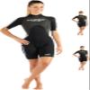 Cressi Med X 2.5 mm Lady Short Sleeves Short Wetsuits, Black/White, XL view 1