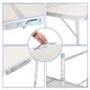 DaMaMonkey 4' Portable Folding Table, Height Adjustable Aluminum Table, for Indoor Outdoor Picnic Camping Party Wedding view 4