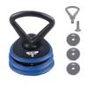 HYPERWEAR SoftBell Adjustable Kettlebell, 18 lbs, Soft Weight Plates & Rubber Base, Compatible with SoftBell Dumbbells & Barbells view 1