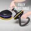HYPERWEAR SoftBell Adjustable Kettlebell, 18 lbs, Soft Weight Plates & Rubber Base, Compatible with SoftBell Dumbbells & Barbells view 3