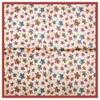 Women'S Silk Scarf 21",Ms. Wild Decorative Scarf,53cm Square Silk Silk Scarf,Floral Square Scarf-Apricot_53cm (85) view 2