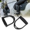 2PCS High Strength Stirrups, Black Engineering Plastics Stirrups with Non slip Rubber Pad Horse Riding Tool Accessories(small) view 4