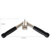qibylift V-Shaped Press Down Bar Cable Attachment, Lat Pull Down Machine Lat Pulldown Attachments, Multi Gym Accessories Pro Tricep Bar with Steel Handgrips view 4