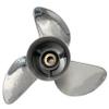 ARKDOZA 3 Blade SS Props for Yamaha 150/175/200/220/225/250HP Outboards Stainless Steel Propeller 15 Spline Tooth RH (14 1/2 (Dia) x 19 (Pitch)) view 1