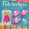 Davis Instruments Fish-Seeker Trolling Plane - (3 Pack) - Pink Color view 2