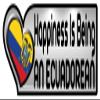 Customola - Hapiness is Being Ecuadorian Country Nation Sticker Bumber Sticker Decal - 4 x 11.5 inc. view 1