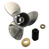ARKDOZA 3 Blade SS Props Propeller for Honda 150/175/200/220/225/250HP Outboards Stainless Steel 15 Spline Tooth RH (15 1/4 (Dia) x 17 (Pitch)) view 4