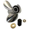 ARKDOZA 3 Blade SS Props Propeller for Honda 150/175/200/220/225/250HP Outboards Stainless Steel 15 Spline Tooth RH (14 (Dia) x 19 (Pitch)) view 1