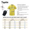 TopTie Men's Pro Soccer Referee 3 Piece Package, USSF Short Sleeve Referee Shirt, Hat and Metal Coach Whistle-Blue-XS view 2