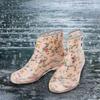 Fdit Anti-Slip Printing Women Rain Boots Round Stylish Design Garden Shoes(37) view 3