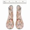 Fdit Anti-Slip Printing Women Rain Boots Round Stylish Design Garden Shoes(37) view 4