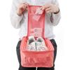 Meoliny Nylon Travel Shoe Bags Portable Zipper Collapsible Pack Storage Organizer Tote,Pink view 3