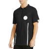 TopTie Men's Pro Soccer Referee 3 Piece Package, USSF Short Sleeve Referee Shirt, Hat and Metal Coach Whistle-Black-L view 4