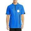TopTie Men's Pro Soccer Referee 3 Piece Package, USSF Short Sleeve Referee Shirt, Hat and Metal Coach Whistle-Blue-S view 3