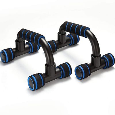 cozy heart 1 Pair Portable Pushup Stands Sport Gym Exercise Training Chest Bar Sponge Hand Grip Trainer for Body Building Fitness (Black)