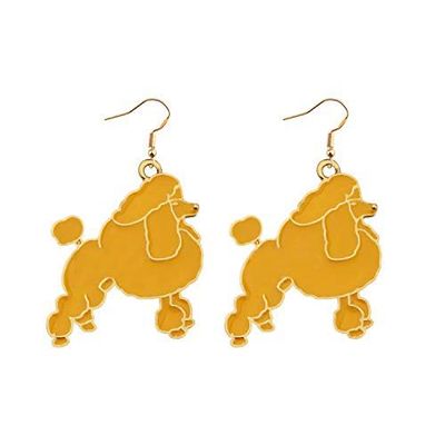 CHOORO Sorority Necklace Sorority Paraphernalia Gift Greek Sorority Jewelry (Yellow dog earrings)