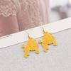 CHOORO Sorority Necklace Sorority Paraphernalia Gift Greek Sorority Jewelry (Yellow dog earrings) view 4