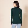 Amazon Essentials Women's Lightweight Mockneck Sweater (Available in Plus Size), Forest Green, Medium view 3