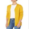 Amazon Essentials Women's Lightweight Open-Front Cardigan Sweater (Available in Plus Size), Gold, Small view 1