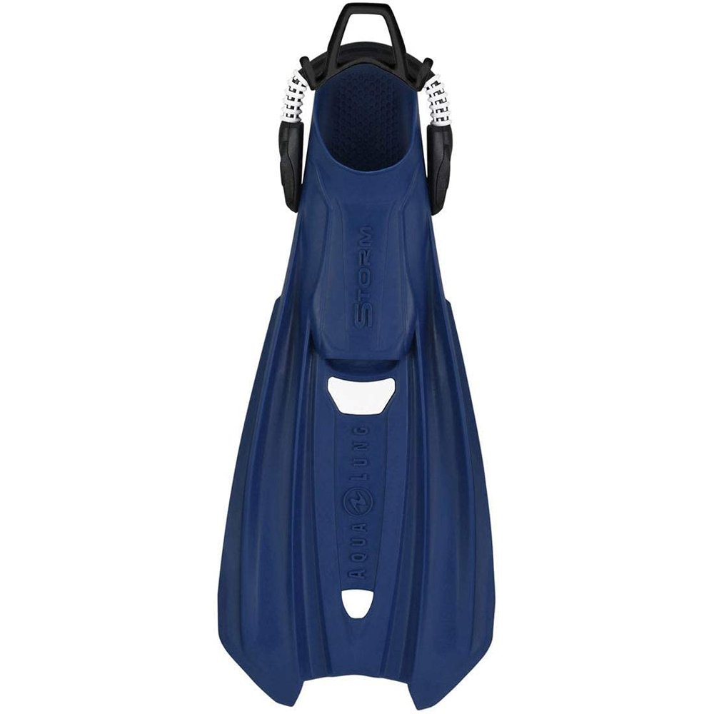 AQUALUNG Storm Open Heel Fins (X-Small/Small, Navy Blue)