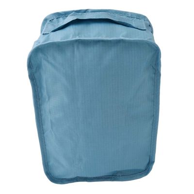 Meoliny Nylon Travel Shoe Bags Portable Zipper Collapsible Pack Storage Organizer Tote,Sky Blue