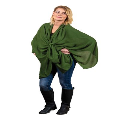 Elanze Designs Rich Emerald Women's Fashion Versatile Wrap, One Size Fits Most