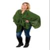 Elanze Designs Rich Emerald Women's Fashion Versatile Wrap, One Size Fits Most view 1