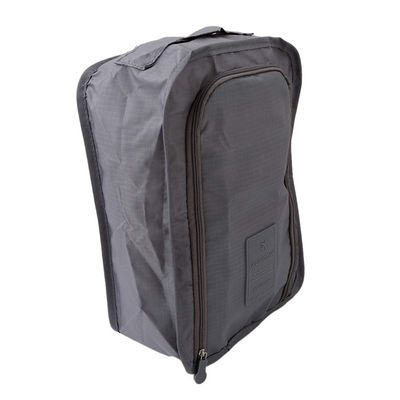 Meoliny Nylon Travel Shoe Bags Portable Zipper Collapsible Pack Storage Organizer Tote,Gray