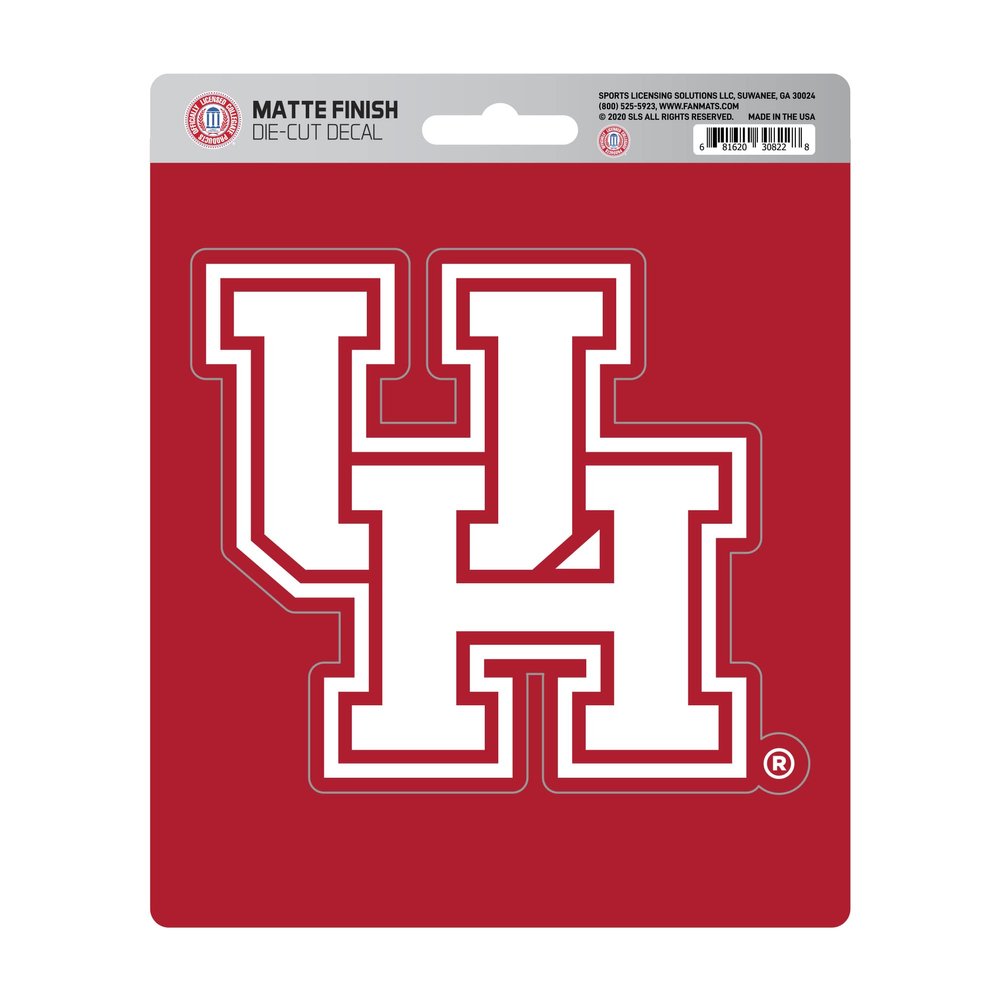 FANMATS 61259 Houston Cougars Matte Decal Sticker