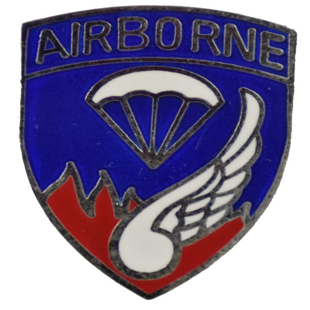 187TH AIRBORNE LAPEL PIN OR HAT PIN - Size 1" - VETERAN OWNED BUSINESS