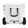 Frosted Frog White 110 Quart Ice Chest Heavy Duty High Performance Roto-Molded Commercial Grade Insulated Cooler with Wheels view 3