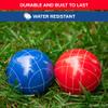 Play Platoon 90mm Bocce Ball Set with 8 Balls, Pallino, Carry Bag & Rope - Red & Blue 2 to 8 Person Game view 4