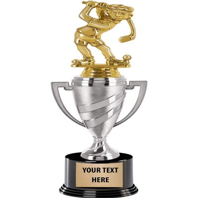 Crown Awards Golf Trophy, 12" Silver Cup Funny Golf Trophies, Enter Your Own Engraving, 5 Pack Prime