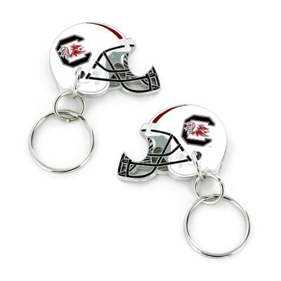 Aminco NCAA South Carolina Fighting Gamecocks 2-Sided Helmet Bottle Opener Keychain