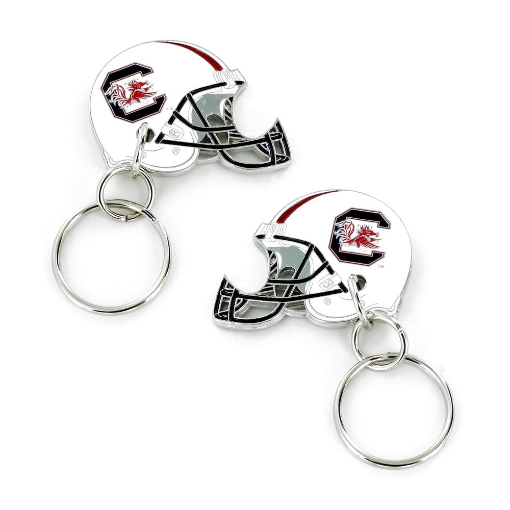 Aminco NCAA South Carolina Fighting Gamecocks 2-Sided Helmet Bottle Opener Keychain