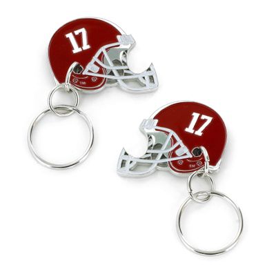 Aminco NCAA Alabama Crimson Tide 2-Sided Helmet Bottle Opener Keychain