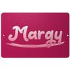 Makoroni - Margy Female Name 8x12 inc Aluminum Decorative Wall Street Sign view 1