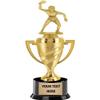 Crown Awards Table Tennis Trophy, 12.5" Gold Cup Female Table Tennis Trophies, Enter Your Own Engraving, 10 Pack Prime view 1