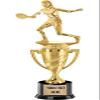 Crown Awards Racquetball Trophy, 14" Gold Cup Female Racquetball Trophies, Enter Your Own Engraving, 10 Pack view 1