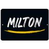 Makoroni - Milton Name 8x12 inc Aluminum Decorative Wall Street Sign view 1