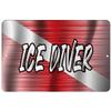 Makoroni - ICE Diver Scuba Diver Design 8x12 inc Aluminum Decorative Wall Street Sign view 1