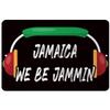 Makoroni - Jamaica WE BE Jammin Jamaican Reggae 8x12 inc Aluminum Decorative Wall Street Sign view 1