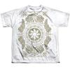 Magic The Gathering White Mana Youth or Boy's Front Only Sublimated T Shirt, Medium view 1