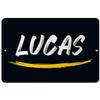 Makoroni - Lucas Name 8x12 inc Aluminum Decorative Wall Street Sign view 1