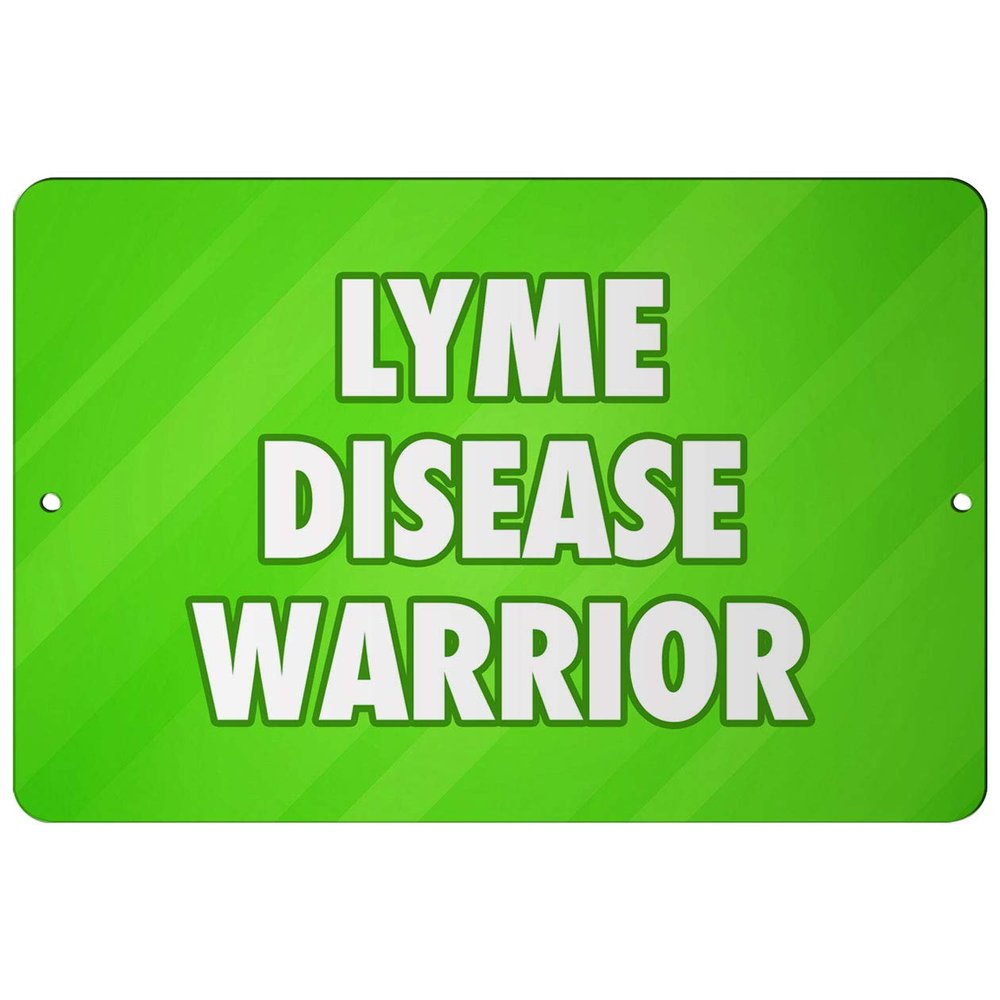 Makoroni - LYME Disease Warrior Cancer Fighter 8x12 inc Aluminum Decorative Wall Street Sign